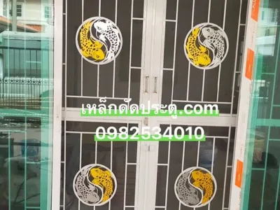 ผลงานติดตั้งเหล็กดัด