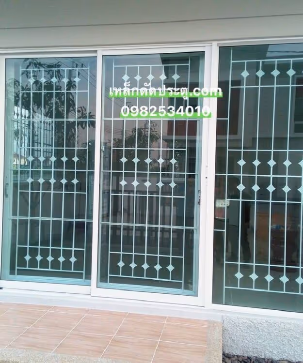 เหล็กดัดประตู มุ้งลวด Slide 11