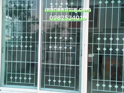 ผลงานติดตั้งเหล็กดัด