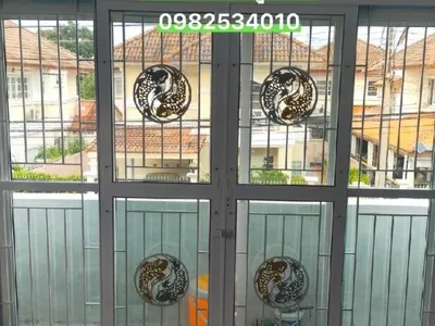 ผลงานติดตั้งเหล็กดัด