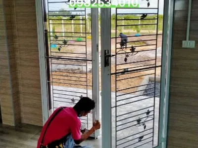 ผลงานติดตั้งเหล็กดัด