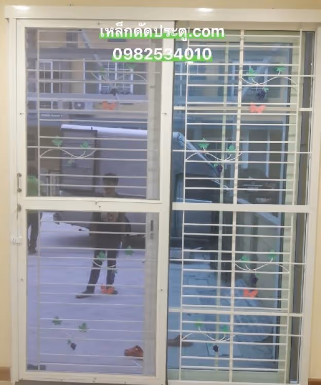 เหล็กดัดประตู มุ้งลวด Slide 20